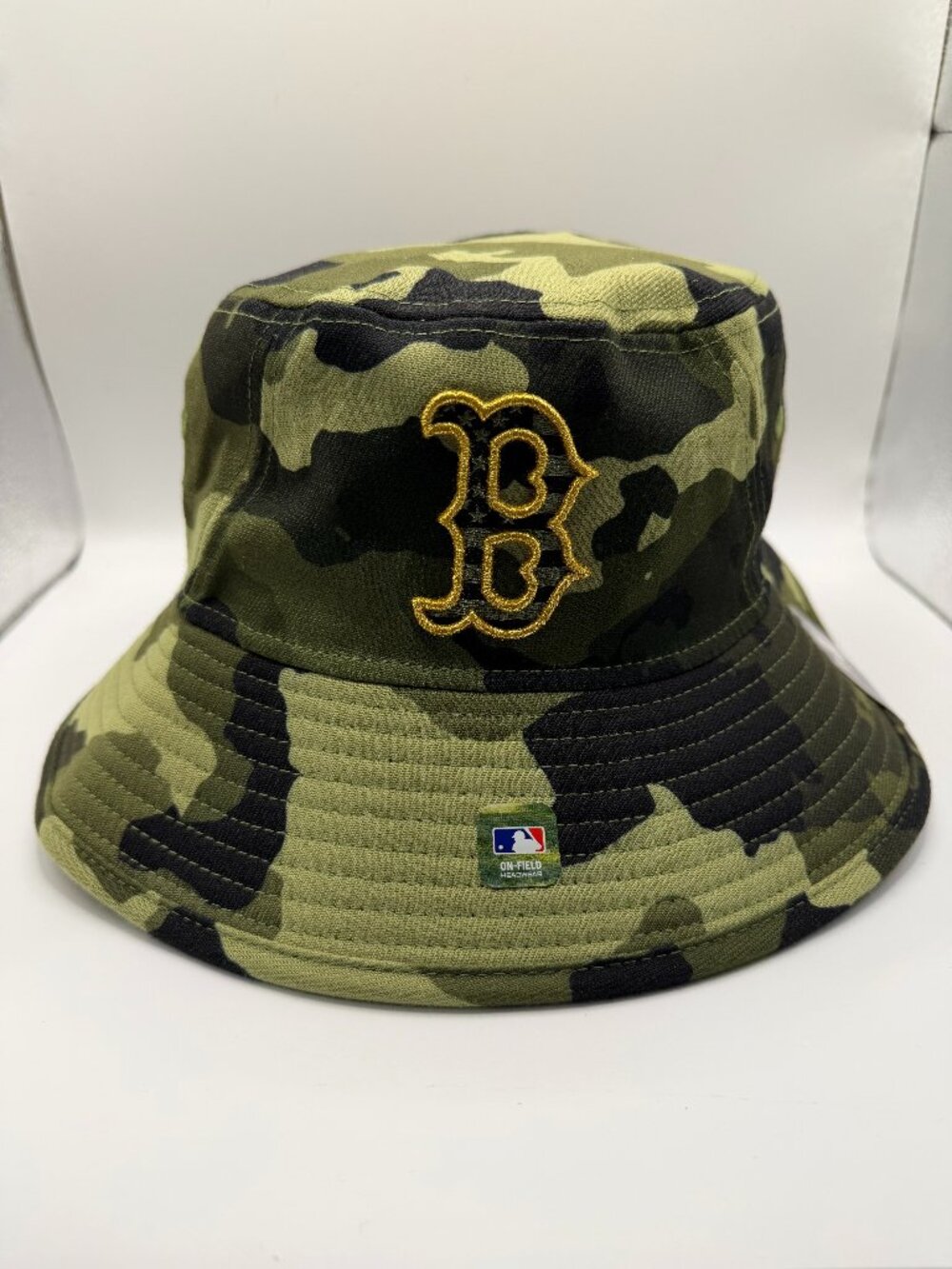 Boston Red Sox New Era Armed Forces Day Men’s Camo Bucket Hat One Size